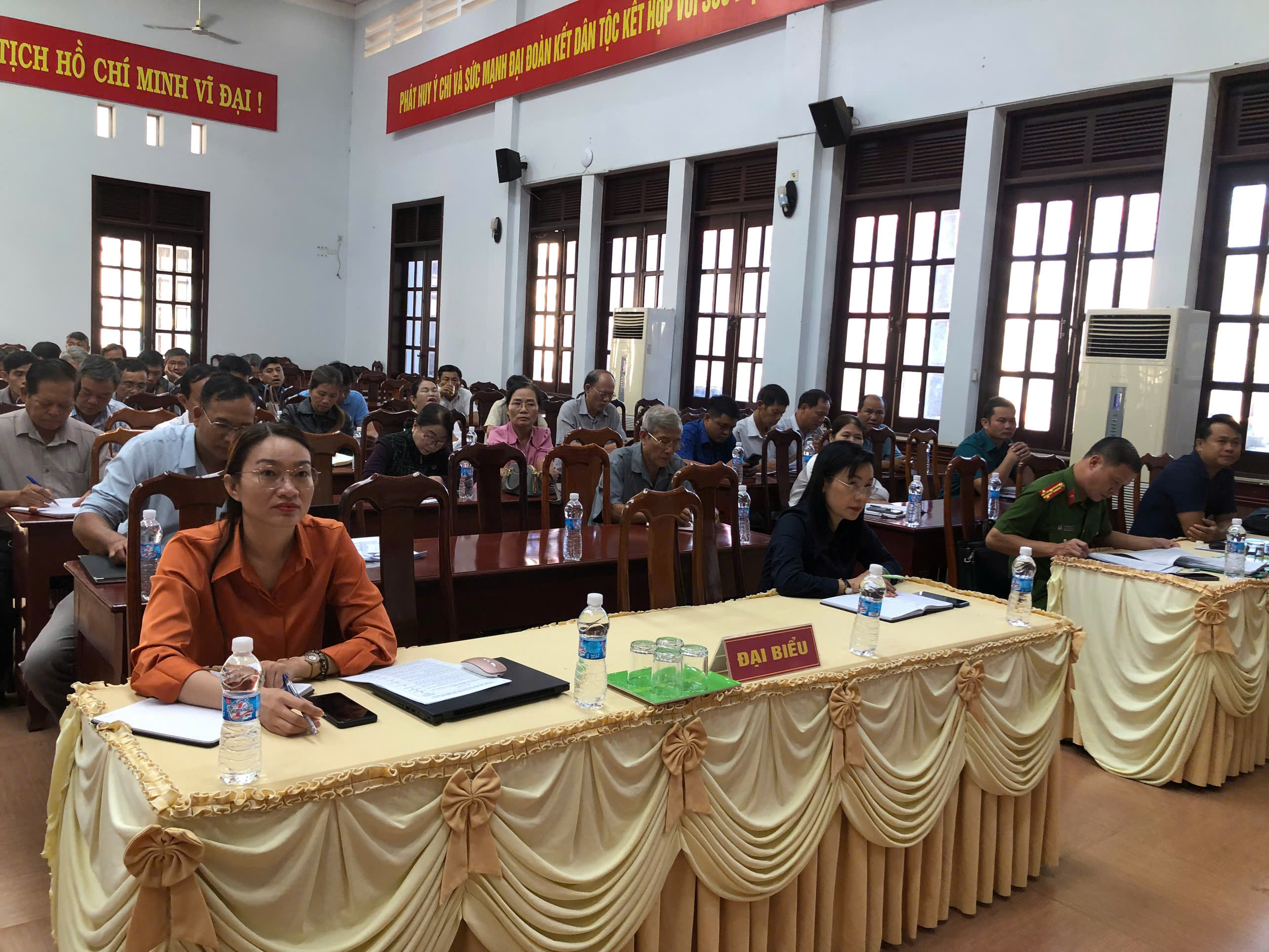 cac đại biểu tham gia diễn tập